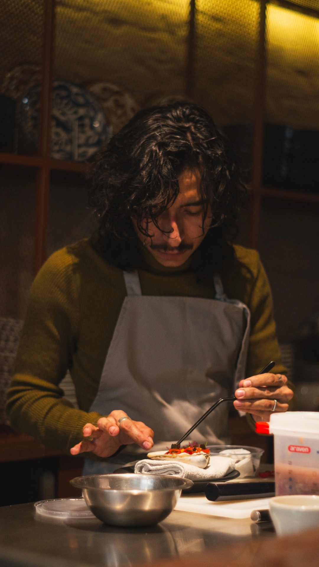 Creación culinaria del Chef Ariel McQueen