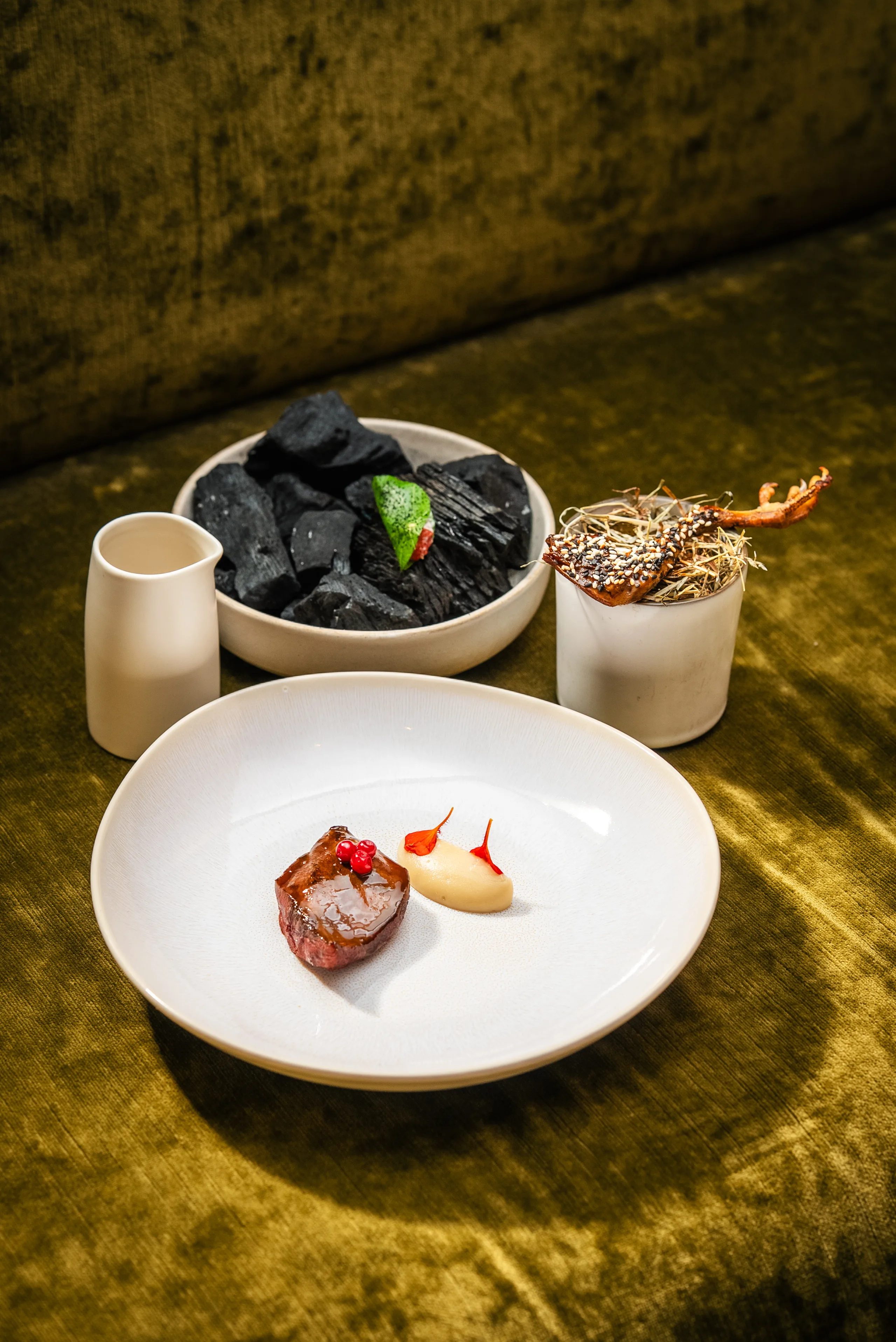 Creación culinaria de un chef invitado